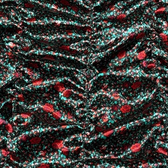 Urban Outfitters Rose Cinched Mini Dress Women’s Large - Picture 4 of 5